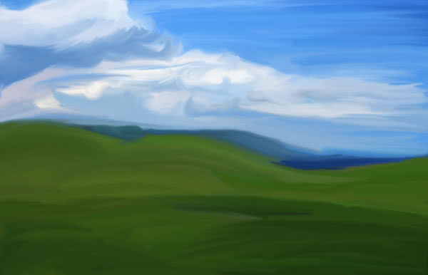 Background Landscape layer - complete